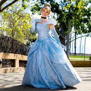 Womens Size S/M Cinderella Costume Cosplay